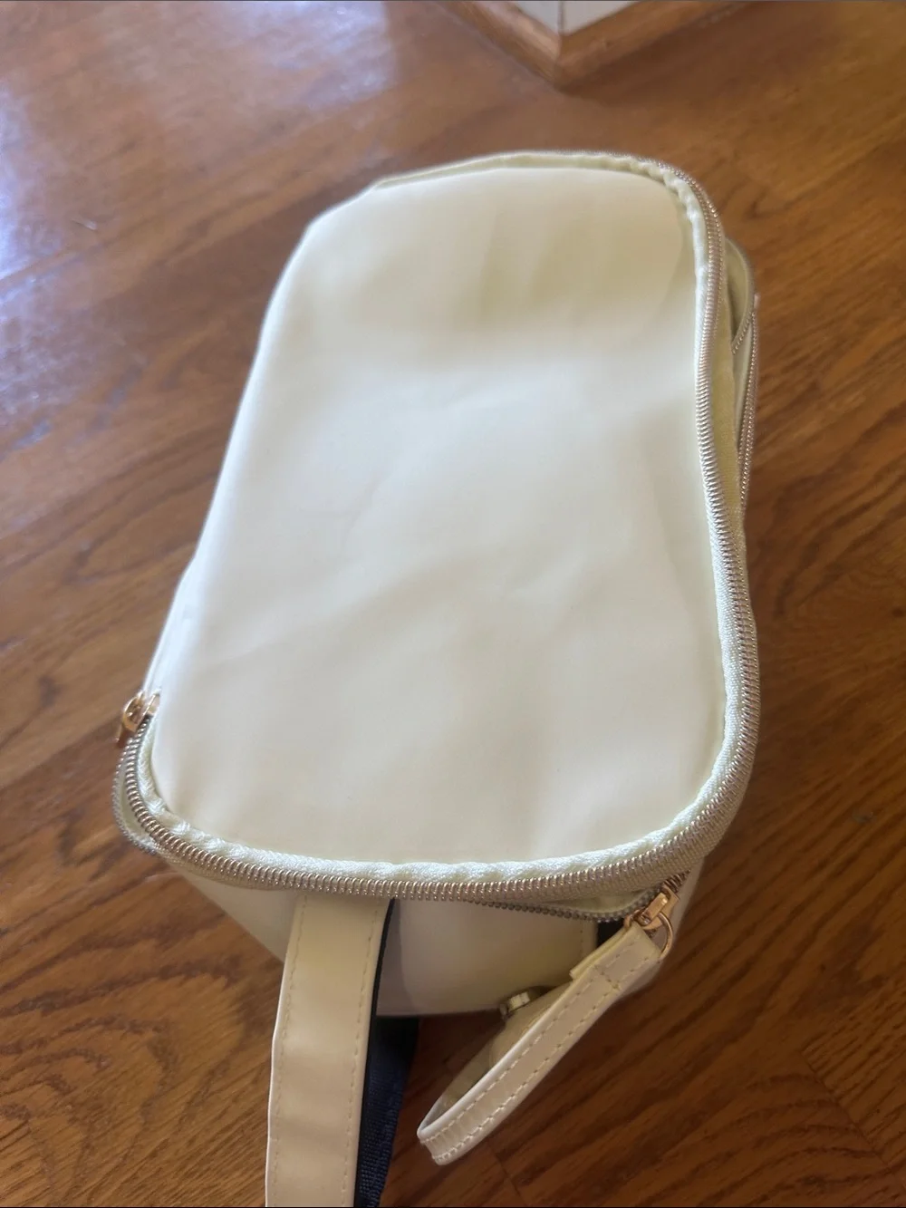 Beige Women's Crossbody Organizer Bag